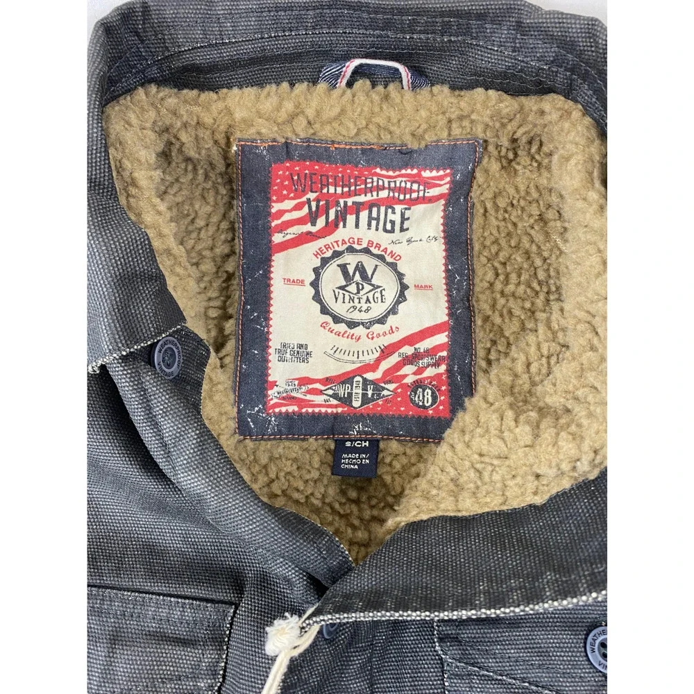 Weatherproof Vintage Men's Trucker Jacket Brown Size‎ S